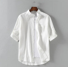 Load image into Gallery viewer, Cotton Linen Casual Summer Shirt
