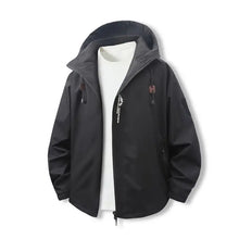 Load image into Gallery viewer, Modern Hooded Zipper Trench Coat
