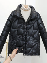 Load image into Gallery viewer, Glossy Winter Cotton Padded Parka
