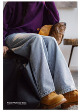 Load image into Gallery viewer, High Waist Vintage Straight Jeans
