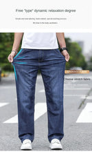 Load image into Gallery viewer, Jeans Men's Summer Straight Leg Loose Large Leg Autumn Thick Wear-resistant Men's Casual Pants Korean Trousers
