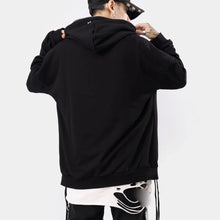 Load image into Gallery viewer, High Street Hoodie Men Retro Zip Up Long Sleeve Loose Jacket Coats Harajuku Casual Gothic Hooded Sweatshirt Y2K Streetwear

