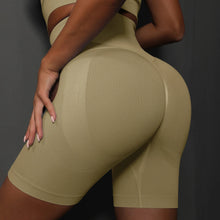 Load image into Gallery viewer, Yoga Shorts Women Sports Shorts Seamless Gym Workout Shorts High Waist Push Up Fitness Sports Shorts Cycling Shorts
