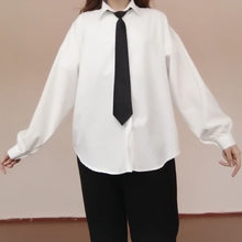 Load image into Gallery viewer, Loose Office Button Shirt Women
