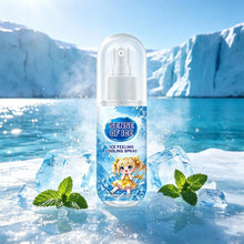 Load image into Gallery viewer, 50ml Cooling Spray Body Instant Cooling Mist Long Lasting Non Sticky Heat Relief Face Skin Clothing Sports Travel Hiking
