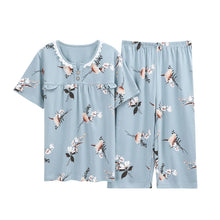 Load image into Gallery viewer, Cotton Cartoon Summer Pajama Set
