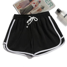 Load image into Gallery viewer, Women yoga Shorts Summer Outer Wear Mid-Waist Casual Loose Straight Pants Lady Stylish Thin Breathable Wide Leg Gym Short Pants
