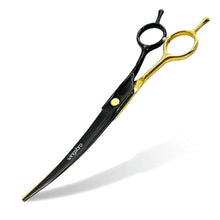 Load image into Gallery viewer, Pet Grooming Scissors   7inch Right and Left Hand Curved Scissors For Dog Grooming
