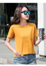 Load image into Gallery viewer, MRMT 2026 Brand New Women's Casual T-shirt White Pure Cotton Quality Short Sleeve Loose Women Fashion Tops Women T shirts Tees

