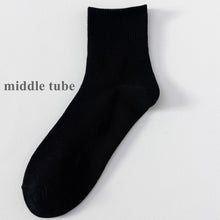 Load image into Gallery viewer, Plus Size Cotton Crew Socks
