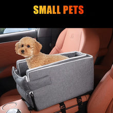 Load image into Gallery viewer, Car Center Console Pet Bed Mat   Fiber Pet Safety Seat  Essential for Cat &amp; Do Travel  Small pet car carrierNon-slip pet car s
