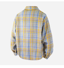 Load image into Gallery viewer, Plaid Flannel Casual Long Shirt
