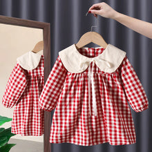 Load image into Gallery viewer, Bow Long Sleeve Toddler Dress

