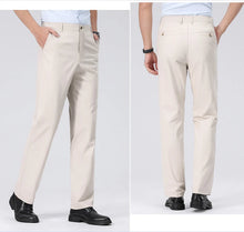Load image into Gallery viewer, Mens Chino Pants Business Casual Dress Pants Spring Summer Autumn Trousers Lightweight Comfy Pants with Pockets
