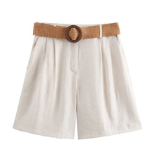 Load image into Gallery viewer, Women's Shorts High Waist Y2k Belt Short Woman Streetwear Harajuku Baggy Jeans Skort Beach Bermuda Pants Y 2k Summer New
