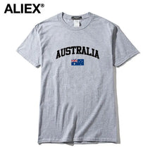 Load image into Gallery viewer, Australia Flag Cotton Graphic Tee
