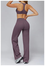 Load image into Gallery viewer, Yoga Set 2PCS Women Sportswear Workout Clothes Seamless Athletic Wear Gym Legging Fitness Bra Crop Top Long Sleeve Sports Suits
