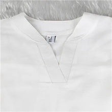 Load image into Gallery viewer, Women Tops Blouses Long Sleeve  V-Neck Chiffon Blouse office work Shirt
