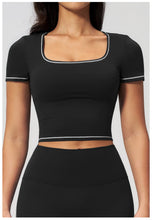 Load image into Gallery viewer, Yoga Shirts Women Sports T-Shirts Fitness Yoga Short Sleeve Gym Workout Top Running Active Shirts Female Push Up Sports T-shirts

