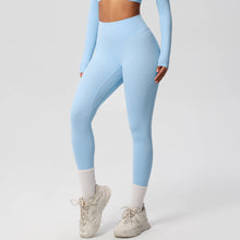 Load image into Gallery viewer, Yoga Leggings High Waist Naked Feeling Leggings Women Fitness Running Yoga Pants Energy Gym Tight Leggings Casual Workout Leggin

