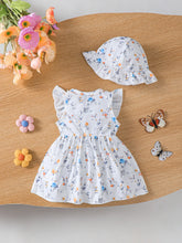 Load image into Gallery viewer, Cute Ruffled Baby Dress Set
