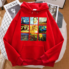 Load image into Gallery viewer, Art Print Slim Fleece Hoodie

