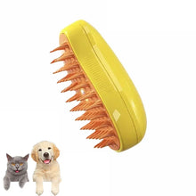 Load image into Gallery viewer, Cat Dog Steamy Brush Steam Brush Electric Sprayer for Massage Pet Grooming Tool Shedding 3 in 1 Electric Sprays Massage Combs
