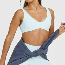Load image into Gallery viewer, Yoga fitness sports bra women's gathered beautiful back high-intensity sports vest tight sportswear breathable sports top
