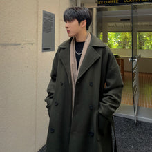 Load image into Gallery viewer, Winter Woolen Long Trench Coat
