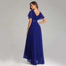 Load image into Gallery viewer, Evening Dresses XUCTHHC Elegant V-Neck Ruffles Chiffon Formal Evening Gown  Robe Vestidos De Fiesta Dress for Wedding Party
