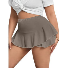 Load image into Gallery viewer, Plus Size 1XL-5XL Women's Skirts Sexy Pleated Home Skirts Skirts with leggings Solid color skirts
