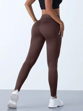Load image into Gallery viewer, New High Waist Women's Leggings Stretch Yoga Pants Tights With Pockets Push Up Fitness Running Sportswear Solid Color Pants
