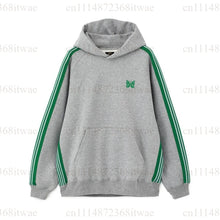 Load image into Gallery viewer, Unisex Embroidery Track Suit Striped Tape Zip‑Up Jacket Pants Set Casual Sportswear Outfit Long Sleeve Athletic Tracksuit Set
