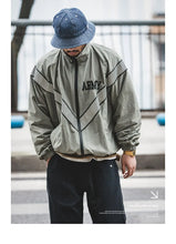 Load image into Gallery viewer, Reflective Hooded Bomber Jacket
