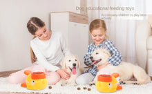 Load image into Gallery viewer, 2-in-1 Interactive Dog Toy Pet Automatic Food Treat Dispenser Cartoon Duck Design Slow Food Pet Snack Feeder for Dog Training
