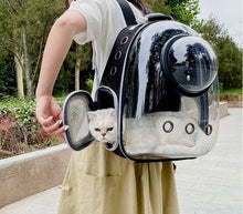 Load image into Gallery viewer, Pet Cat Carrying Bag Space Pet Backpacks Breathable Portable Transparent Backpack Puppy Dog Transport Carrier Space Capsule Bags
