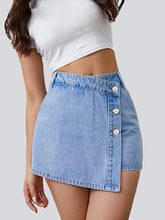 Load image into Gallery viewer, Trendy Asymmetric High Waist Denim Shorts

