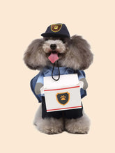 Load image into Gallery viewer, Pet Costume Fashion Courier Style Clothes Halloween Suit With a Hat Costume Apparel for Dog
