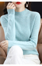 Load image into Gallery viewer, Merino Wool Mock Neck Pullover
