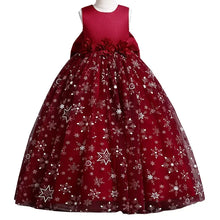 Load image into Gallery viewer, Elegant Mesh Bow Party Dress
