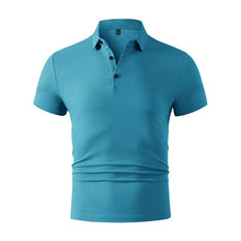 Load image into Gallery viewer, 2026 New Men's Casual and Fashionable Simple Collared Short Sleeved Polo Shirt Summer Comfortable Breathable and Versatile Top
