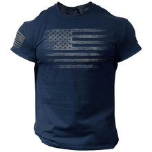 Load image into Gallery viewer, Gym Men's T Shirt For Men 3d Print USA Flag T-shirts Casual Oversized Short-sleeved Tees Summer Sportswear Tops Men Clothing
