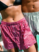 Load image into Gallery viewer, Elastic Waist Solid Summer Shorts
