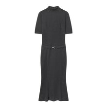 Load image into Gallery viewer, Elegant Belted Casual Midi Dress
