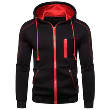 Load image into Gallery viewer, Men's Hoodie Black White Army Green Red Hooded Color Block Fleece Cool Casual Winter Clothing Apparel Hoodies Sweatshirts

