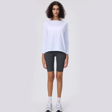 Load image into Gallery viewer, Yoga Long Sleeve Workout Top Running Clothes Physical Shirts &amp; Blouses Top Fitness Loose T-shirt Clothing Sportswear Woman Gym
