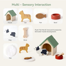 Load image into Gallery viewer, Toy House Accessories Pet Set Great Pet Play Set For Dollhouses Fun Games That Encourage Creativity And Imagination in Children
