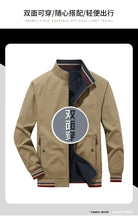 Load image into Gallery viewer, Reversible Slim Stand Collar Jacket

