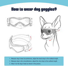 Load image into Gallery viewer, Pet Accessories Dog Outdoor UV Protection Sunglasses Cat Dog Goggles for Small Medium Breed Puppy Glasses Adjustable Straps
