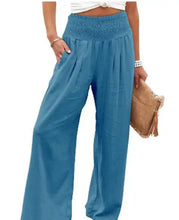 Load image into Gallery viewer, Drawstring Beach Wide Leg Pants
